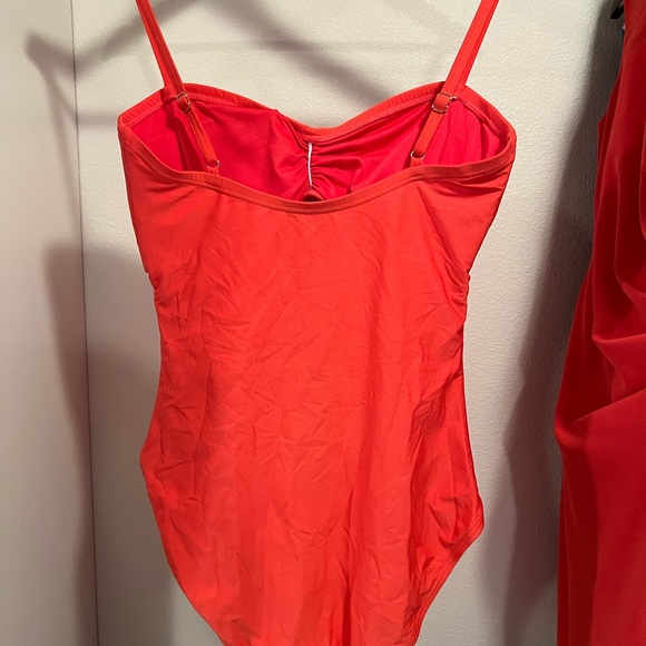Kate Spade One-Piece Bathing Suit with Floral and Cut-out Detailing - Picture 5 of 5